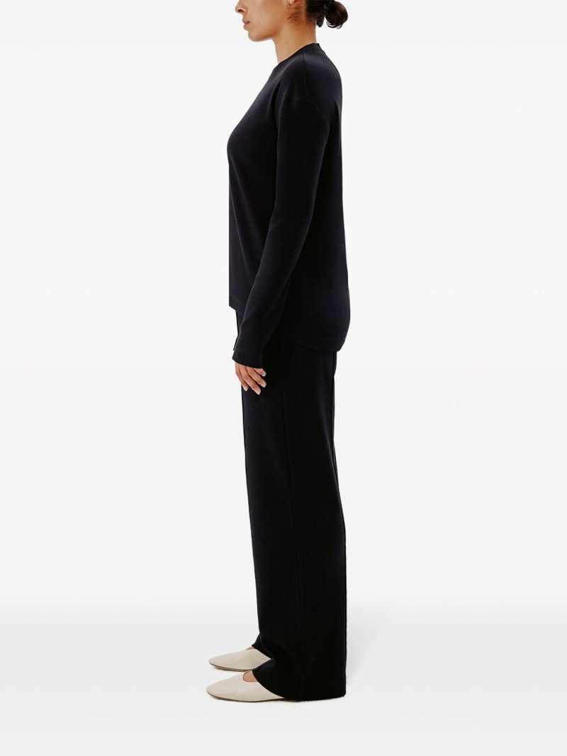 Luxe Seamed cotton T-shirt 4