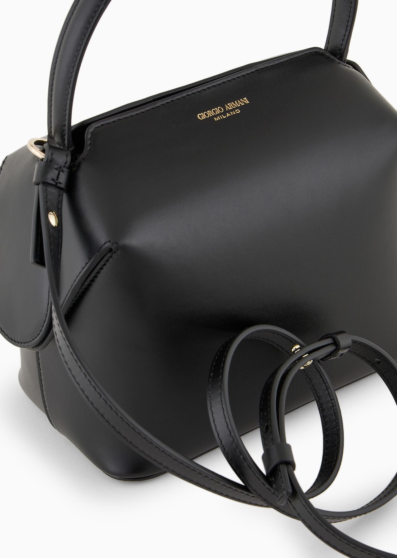 Medium, leather Boston bag - 9