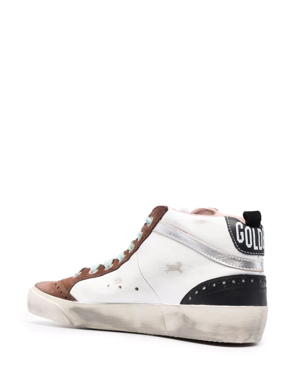 star-patch high-top sneakers - 3
