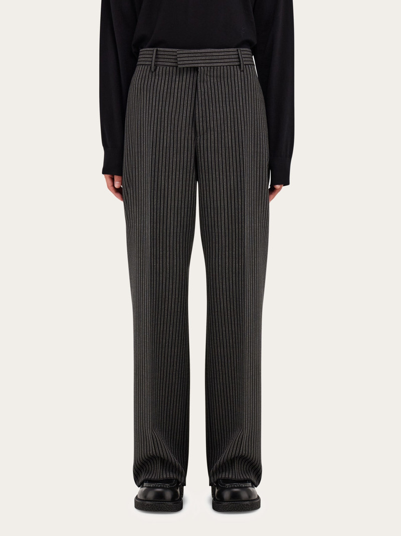 FERRAGAMO Flat front trouser outlook