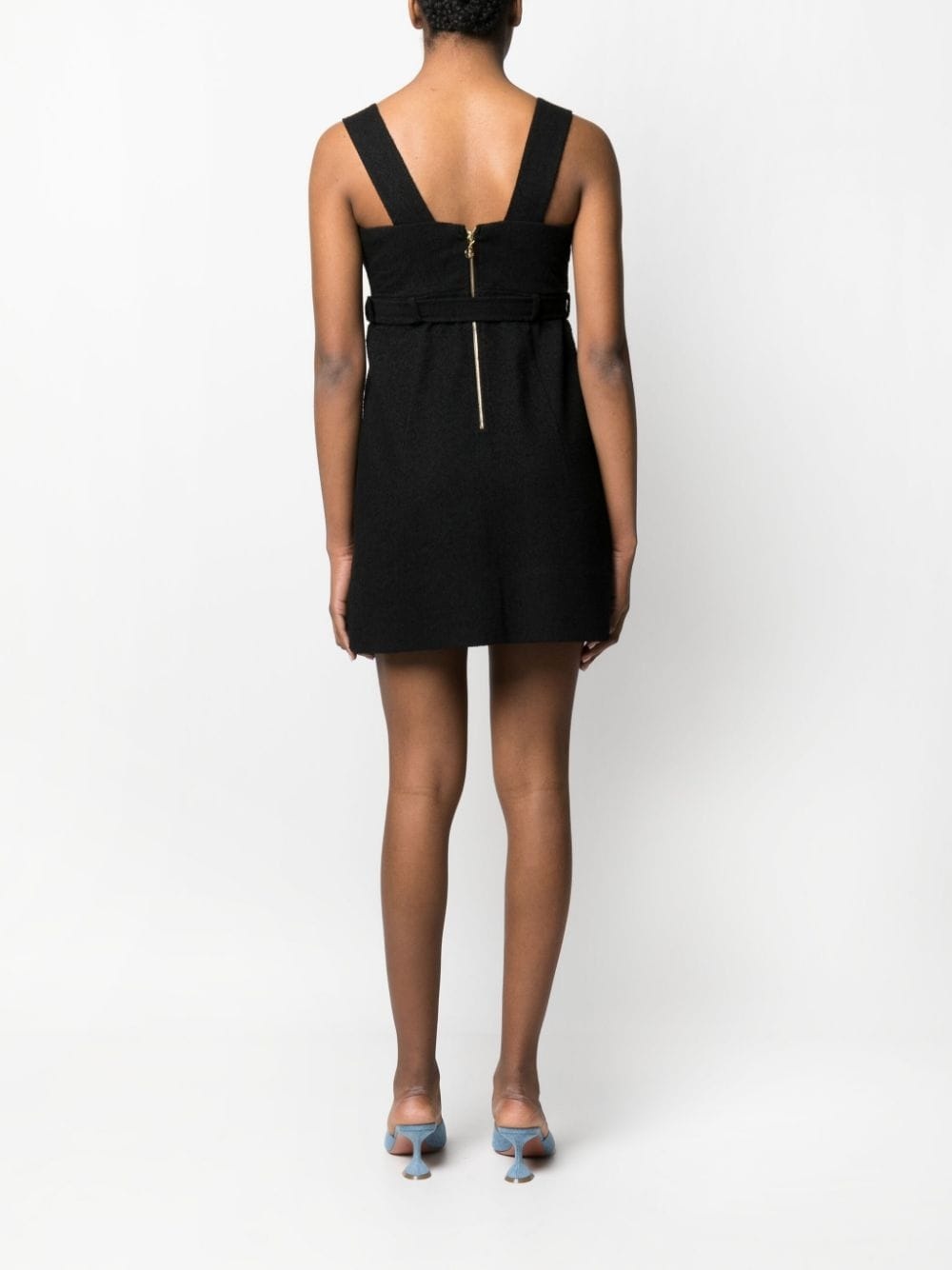 Corsage belted mini dress - 4
