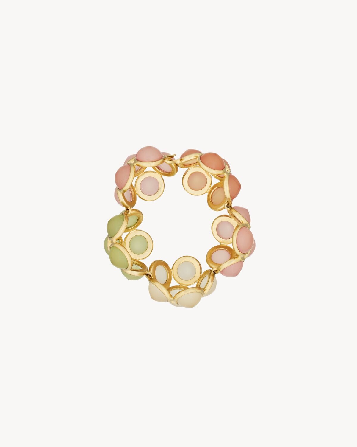 FLOWER BRACELET IN RESIN AND METAL - 3