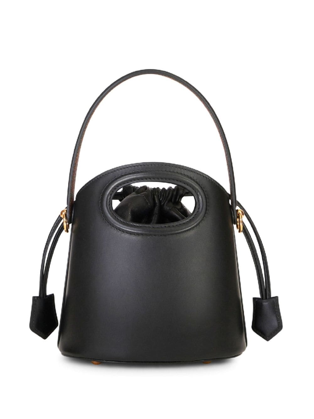 Saturno leather bucket bag - 3