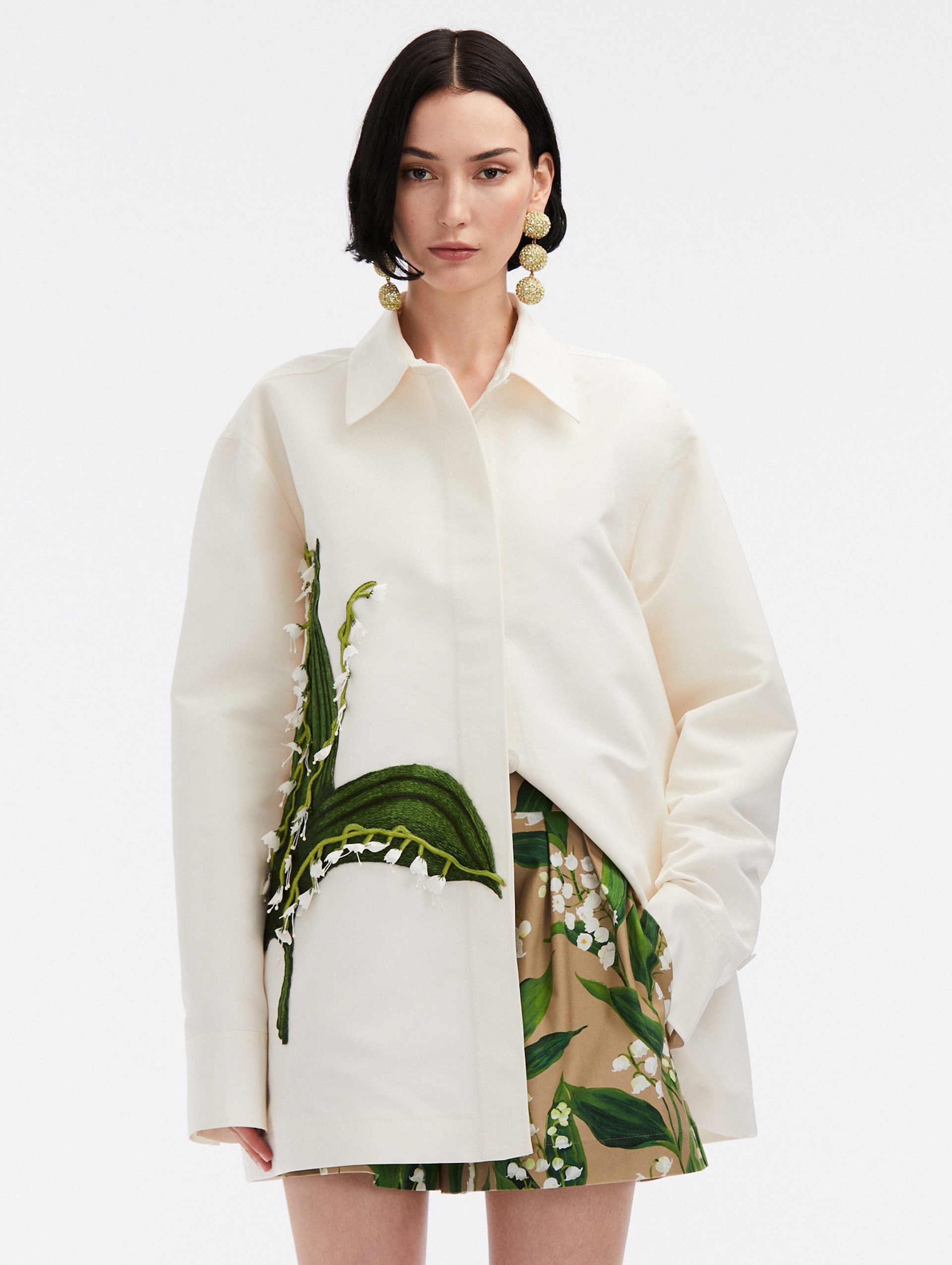 LILY OF THE VALLEY OVERSIZED JACKET - 1