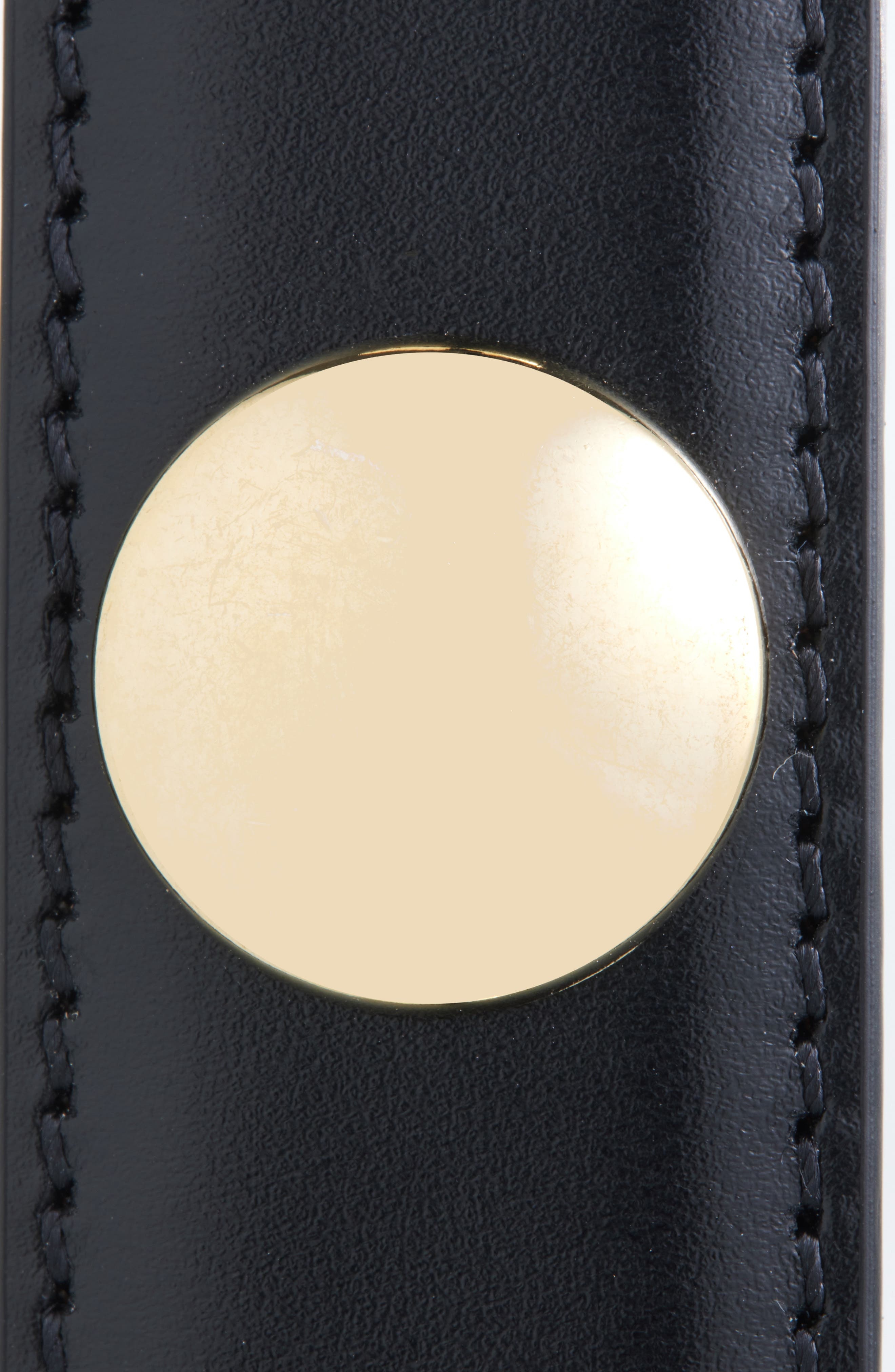 Khaite Benny Studded Leather Belt in Black 200 at Nordstrom - 2