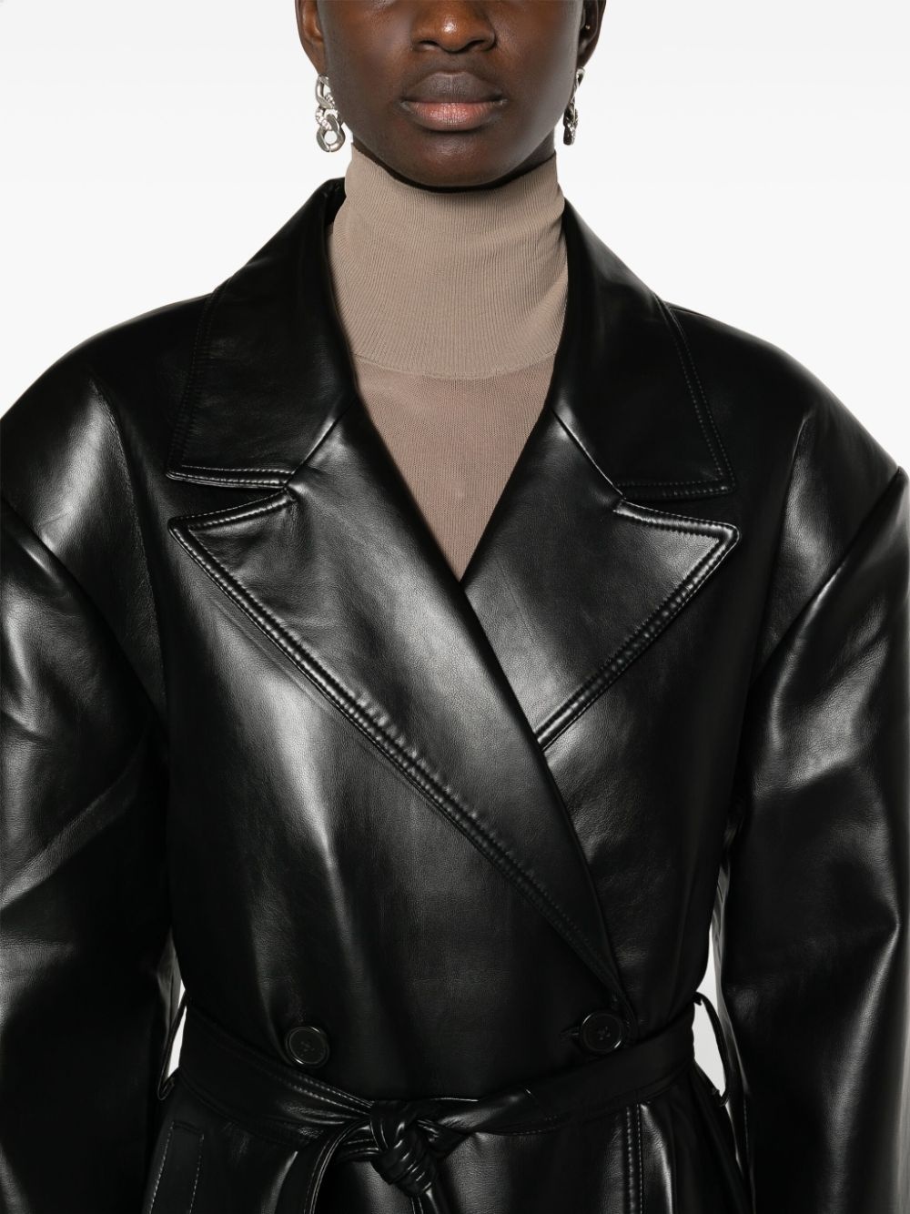 Tina double-breasted trench coat - 5