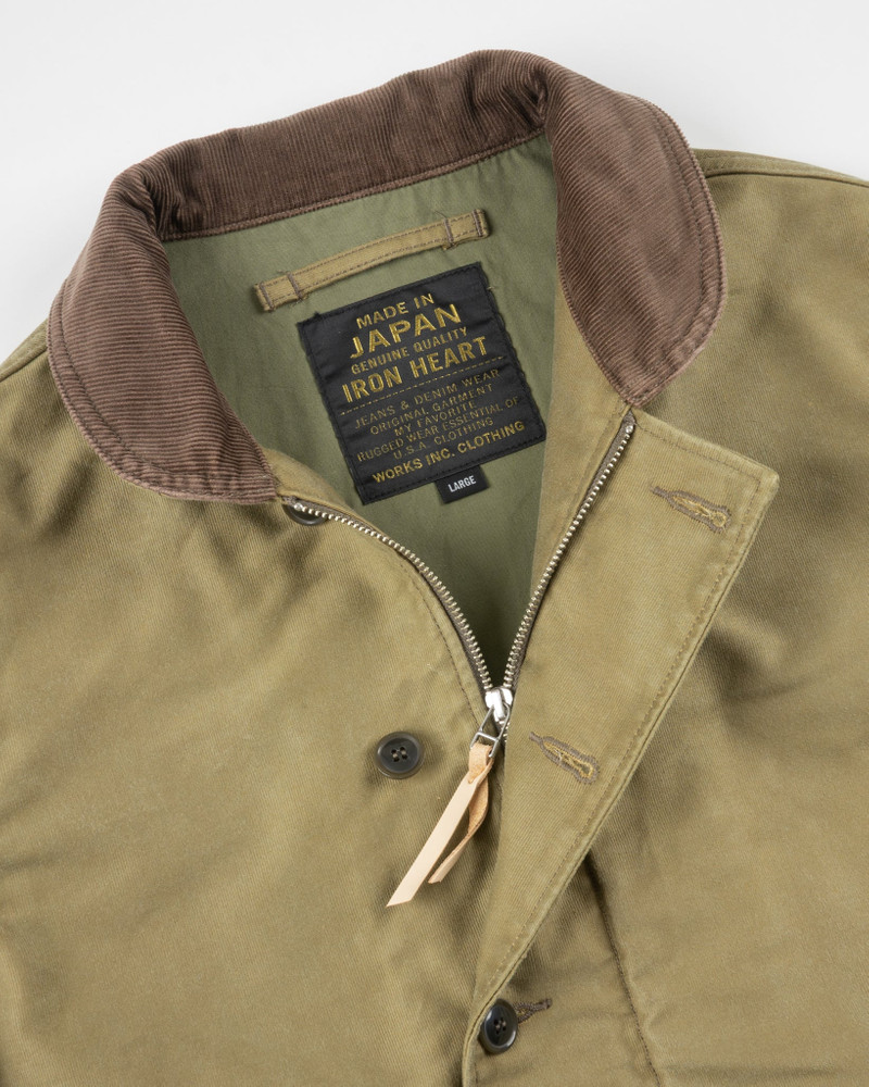 12OZ WHIPCORD LIGHTWEIGHT N1 DECK JACKET - KHAKI 8