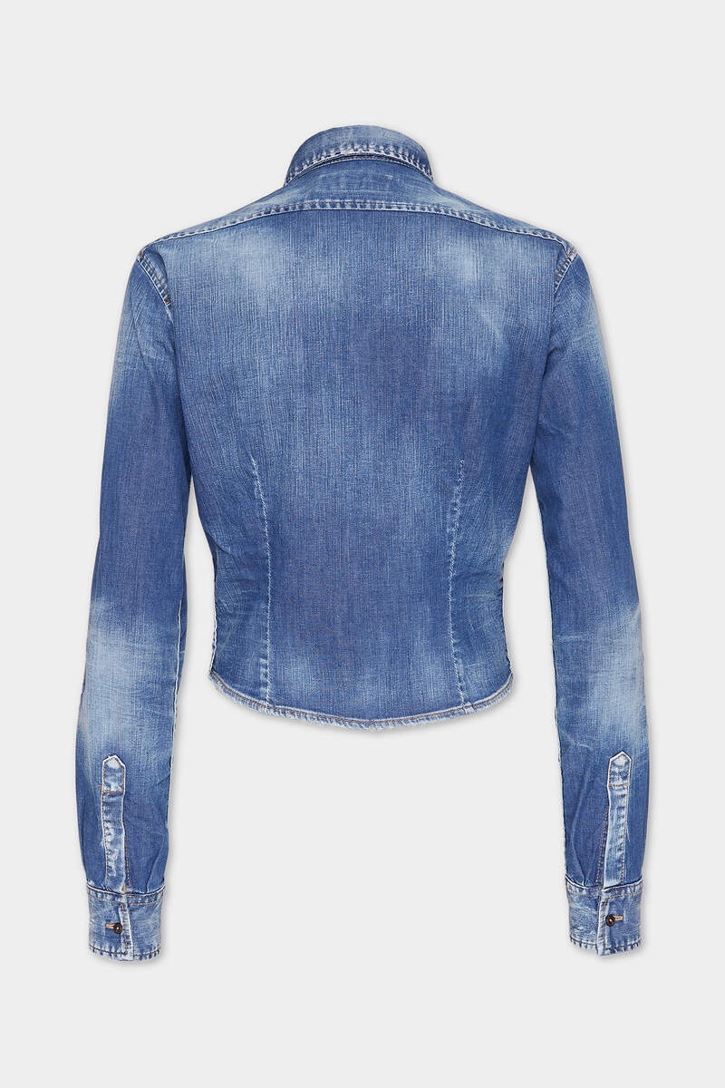 DEAN DENIM MINI SHIRT - 2