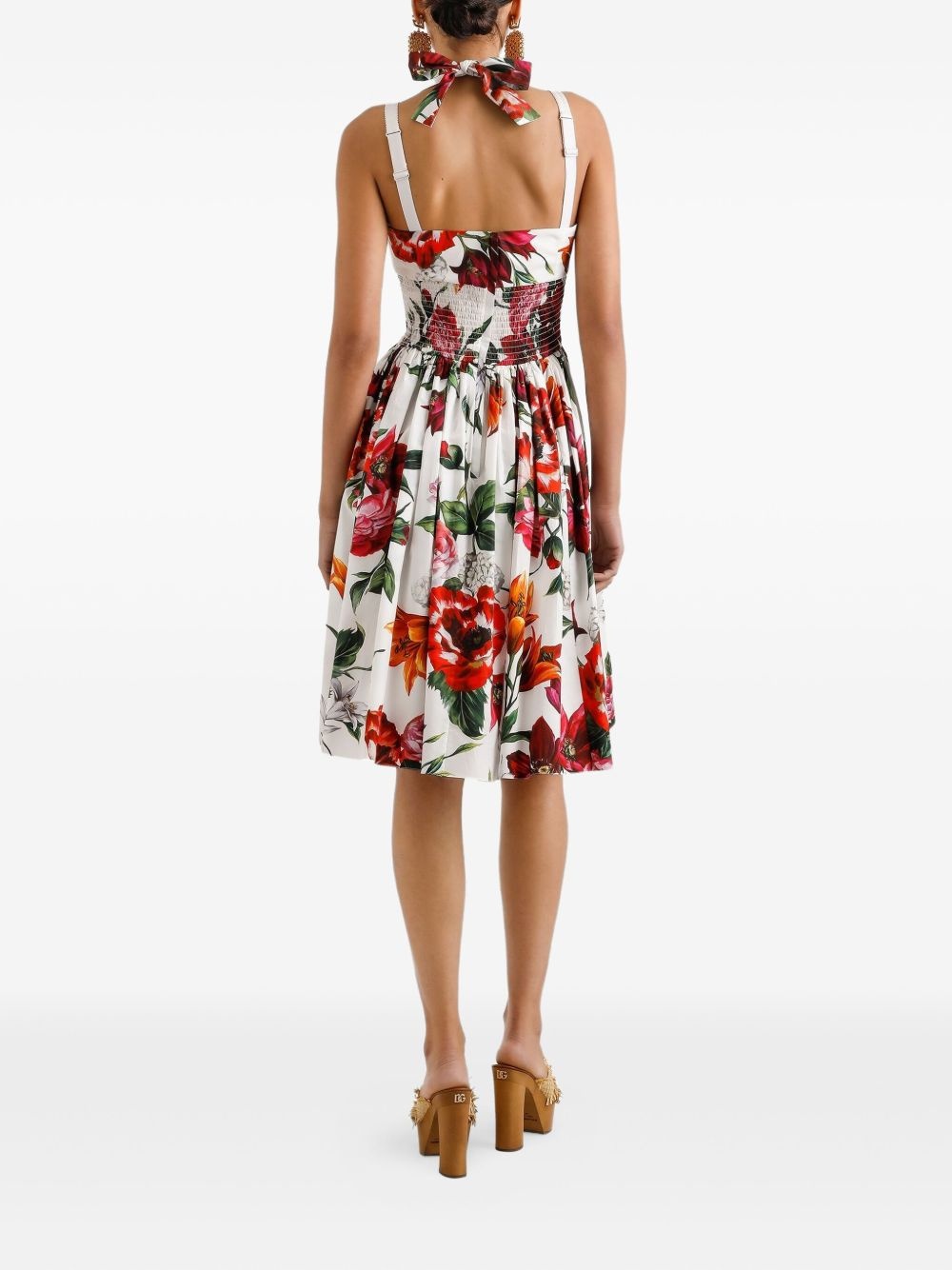 floral-print dress - 3