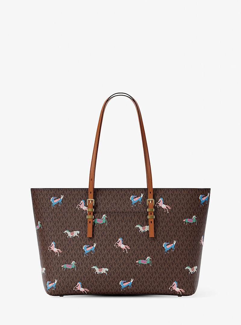 Quinn Large Signature Logo Tote Bag 3