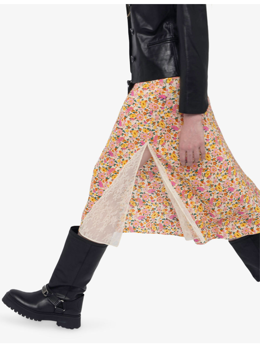 Jayla Floral-Print Woven Midi Skirt - 5