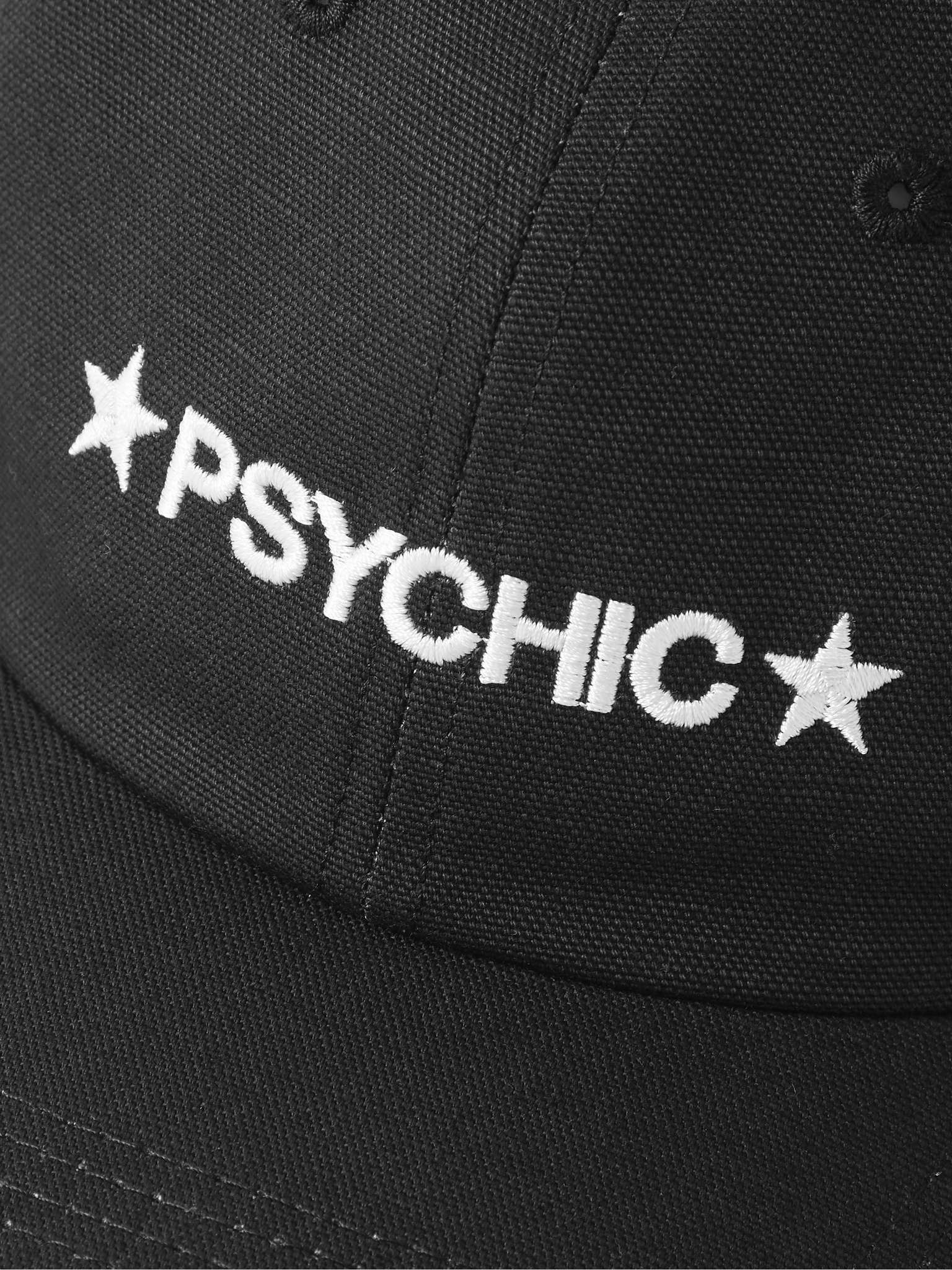 Psychic Star Embroidered Cotton-Canvas Baseball Cap - 3