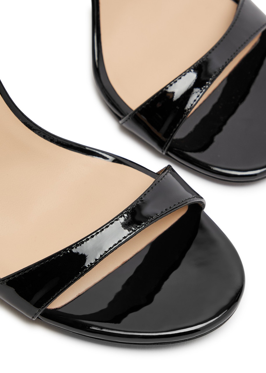 Stuart Weitzman Nudist 100 Patent Leather Sandals - 3