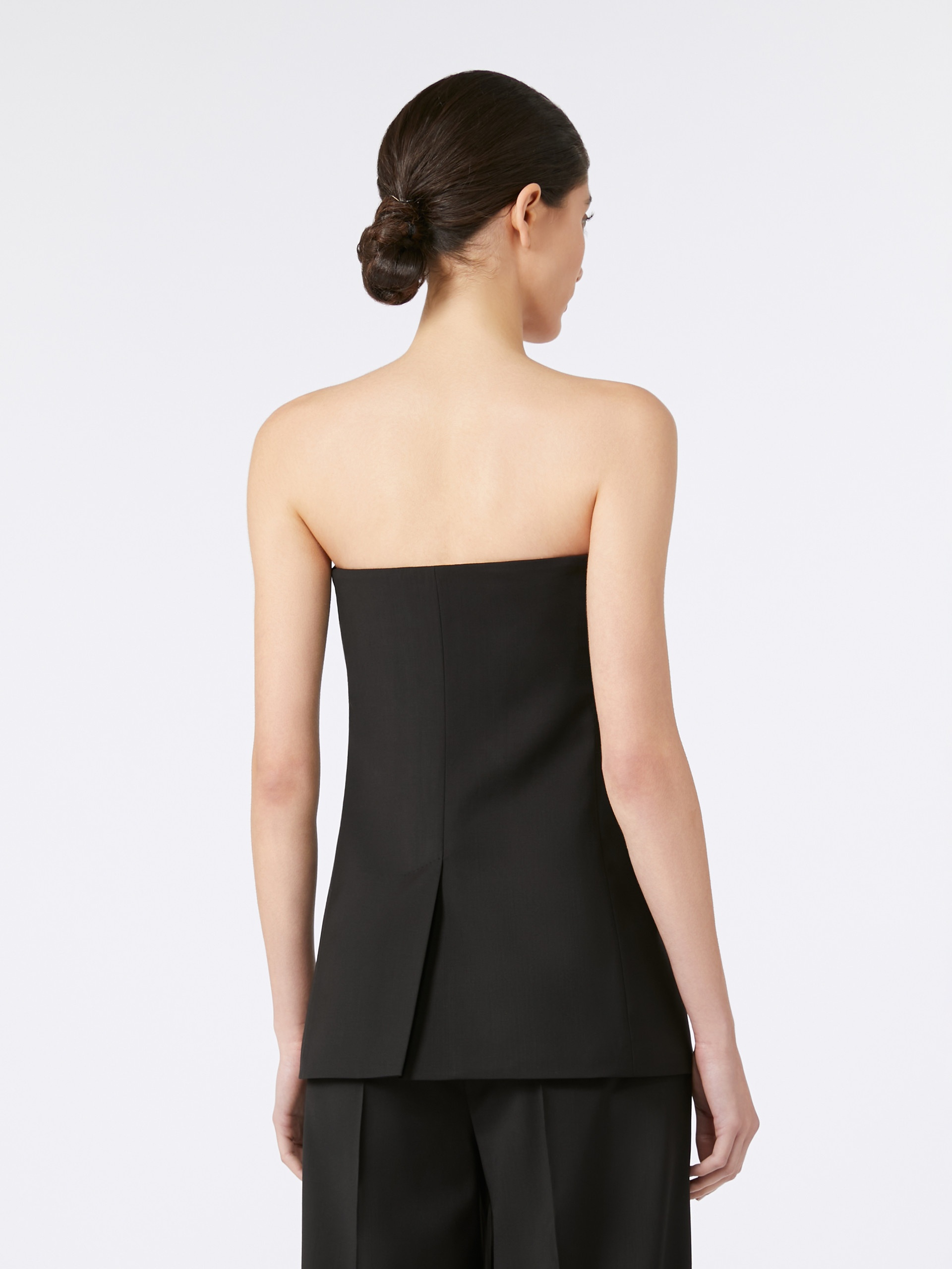 VERUSKA Woollen cloth corset top - 4