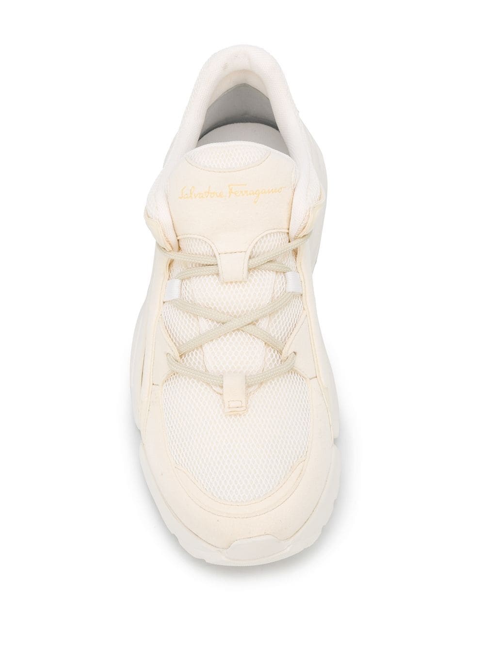 panelled chunky sneakers - 4