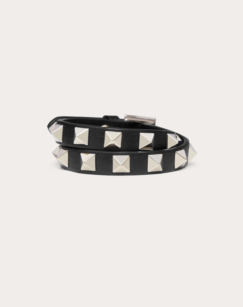 ROCKSTUD CALFSKIN DOUBLE-STRAP BRACELET 1
