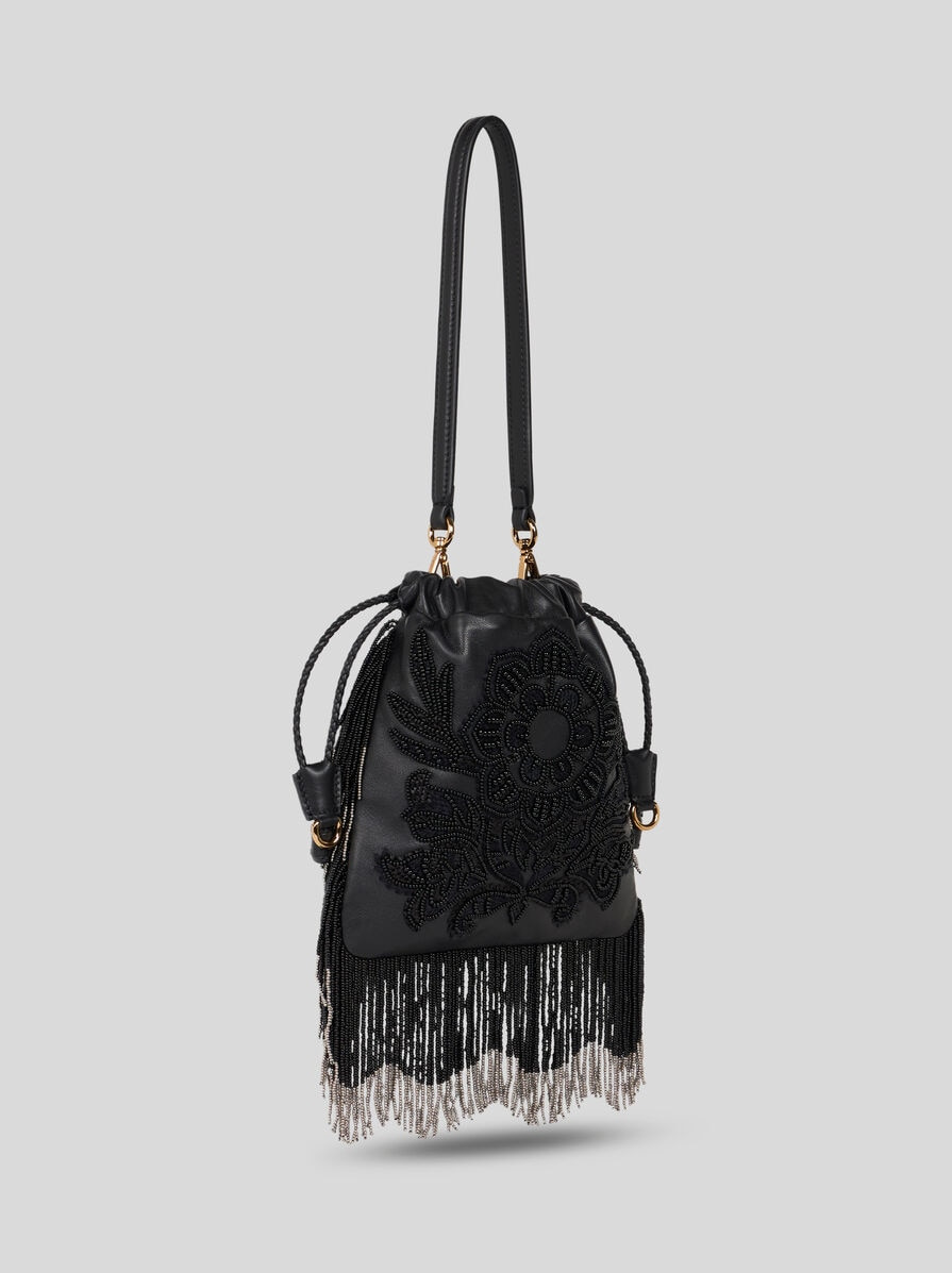 SMALL KALISPERA BAG WITH PEARLS AND FRINGING - 5