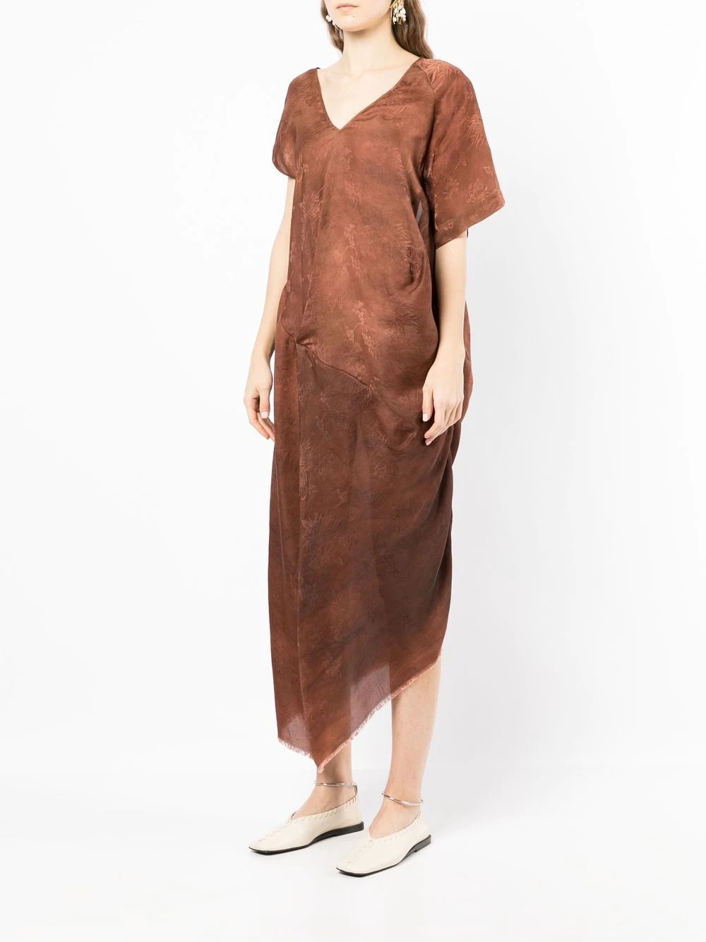 asymmetric shift dress - 3