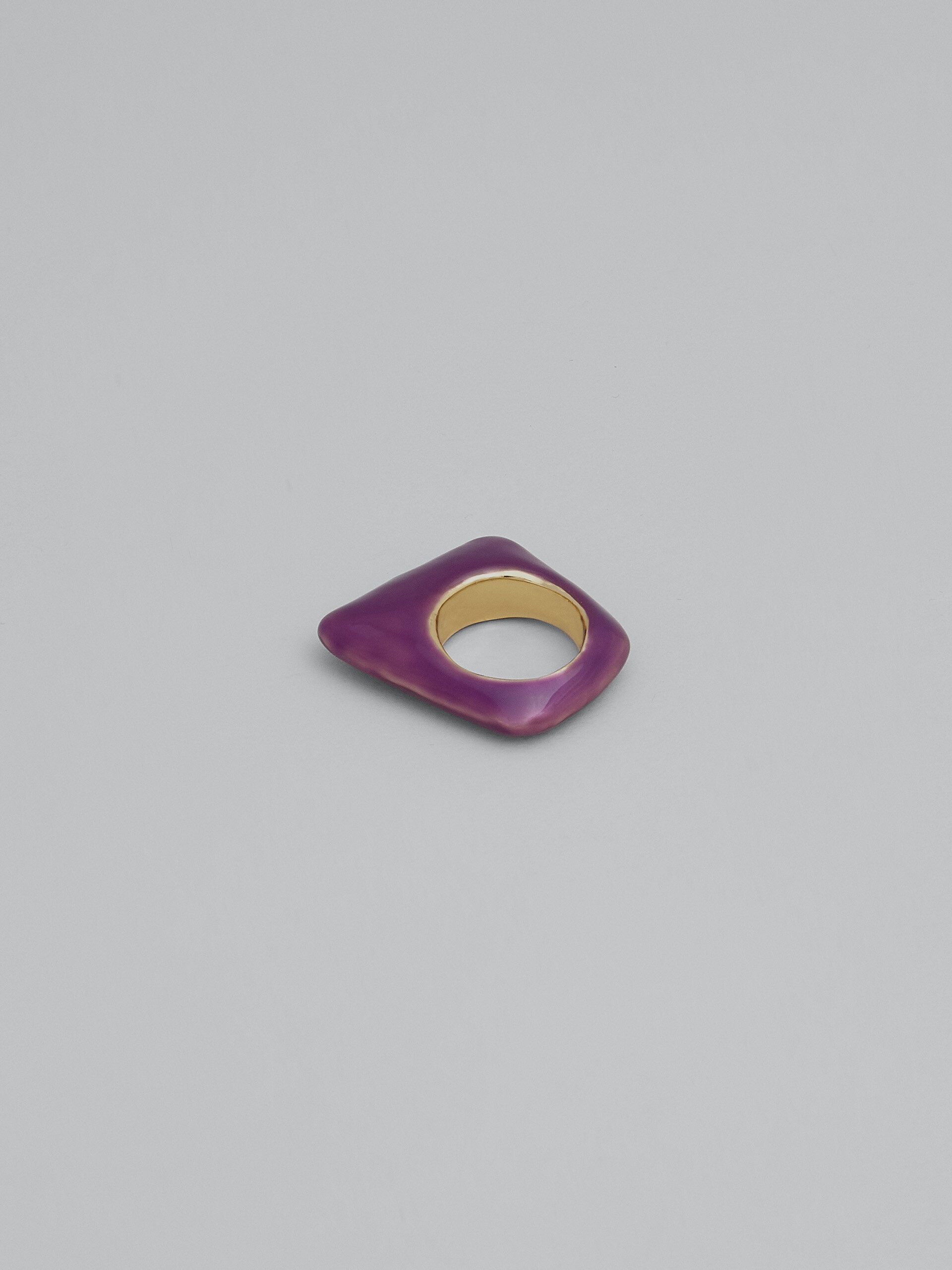 TRAPEZE PURPLE RING - 3