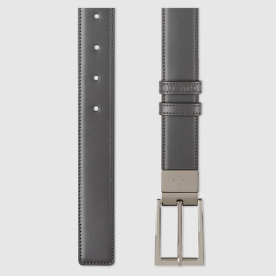 GUCCI Reversible belt with rectangular buckle outlook