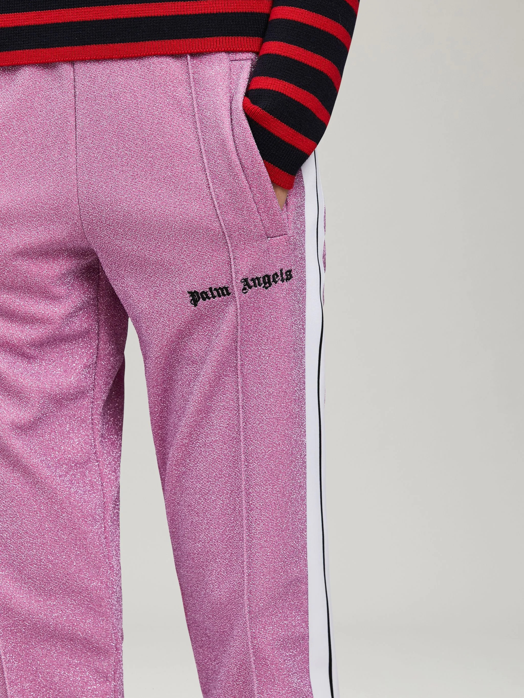 GLITTERED TRACK PANTS - 6