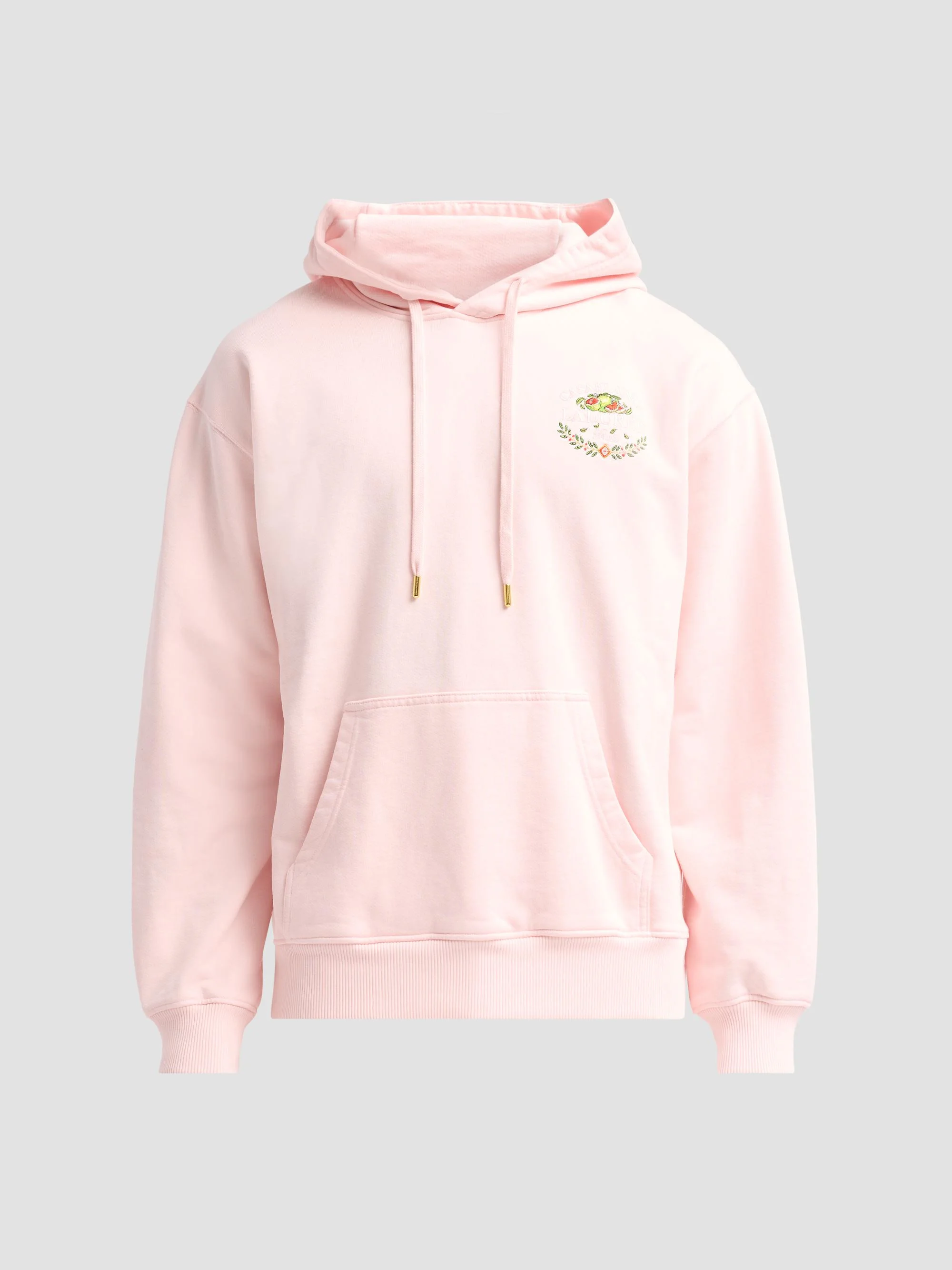 Men's x Ladurée Embroidered Logo Hoodie - Pink - 1