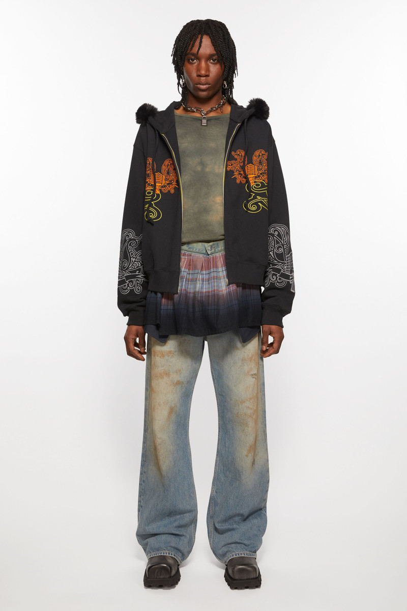 Acne Studios Flannel skirt - Blue/multi outlook