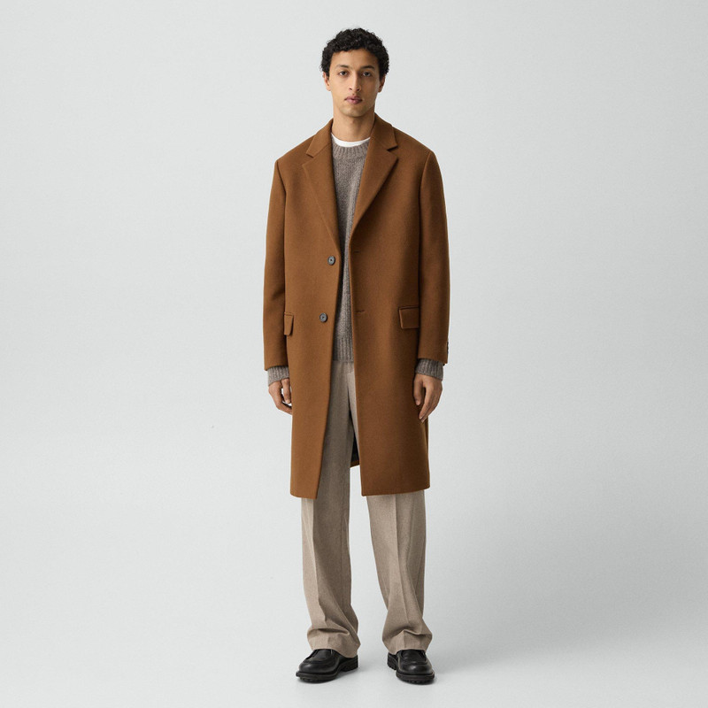 Two-Button Coat in Plush Melton 3