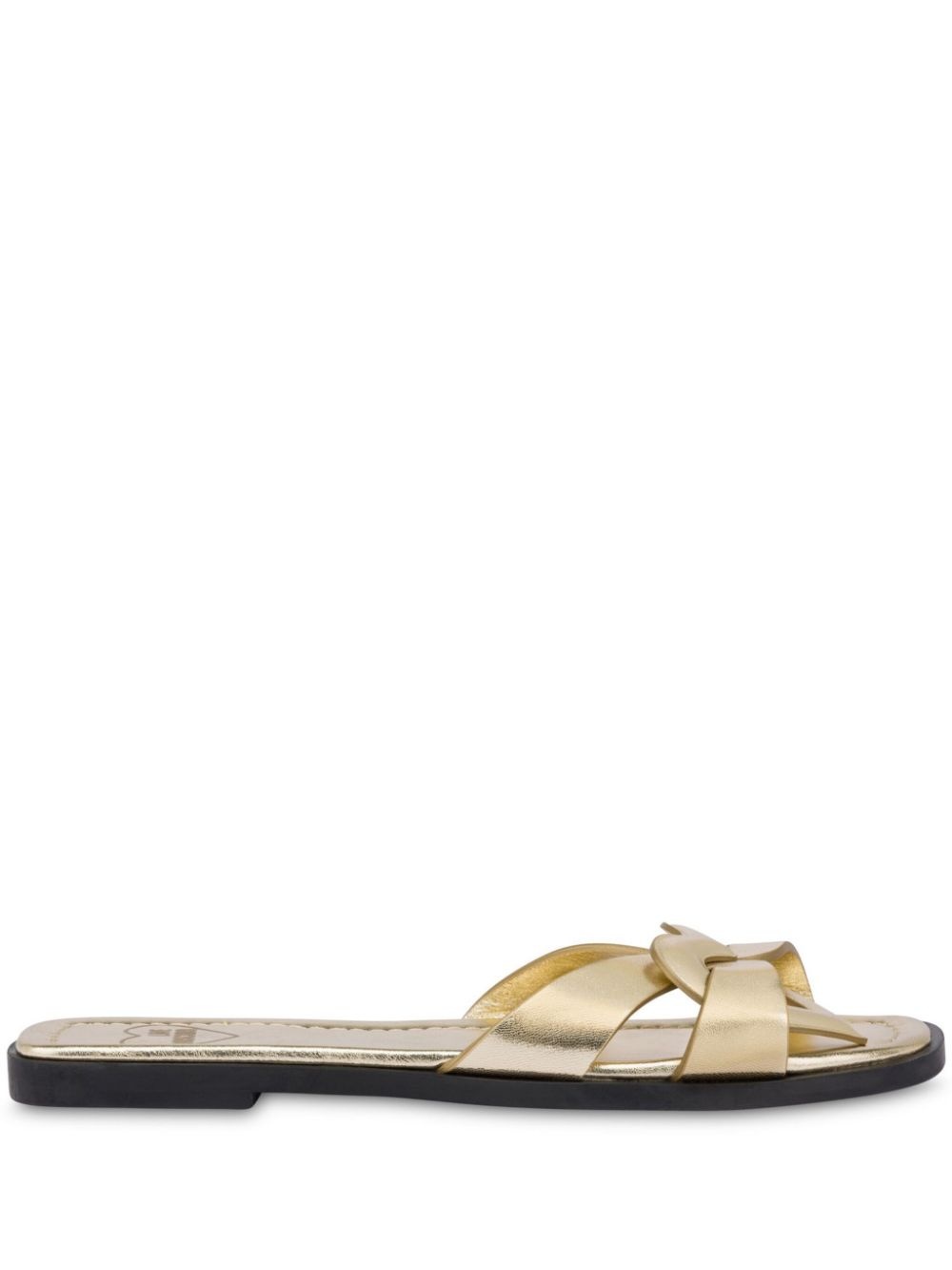 leather slides - 1