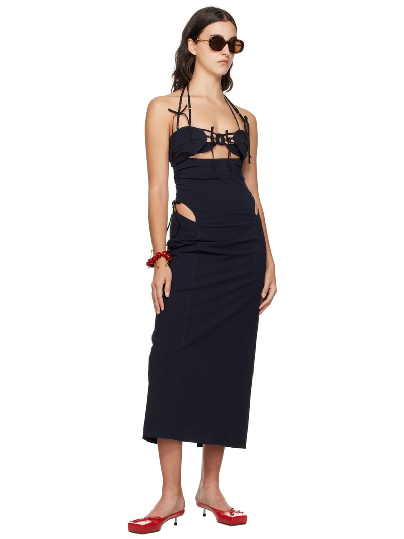 JACQUEMUS La Robe Ruban midi dress outlook