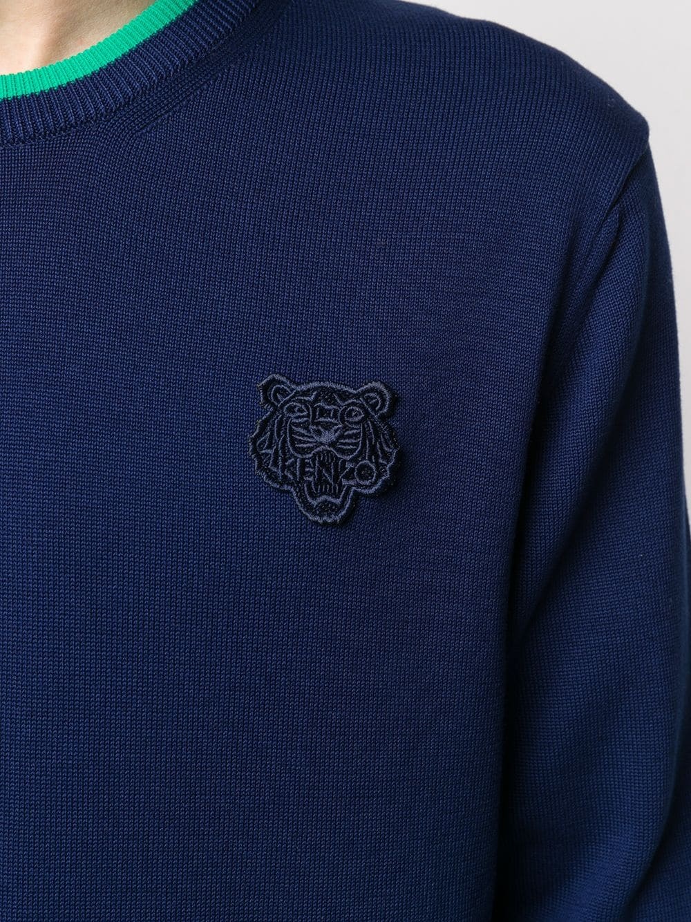 embroidered tiger jumper - 5