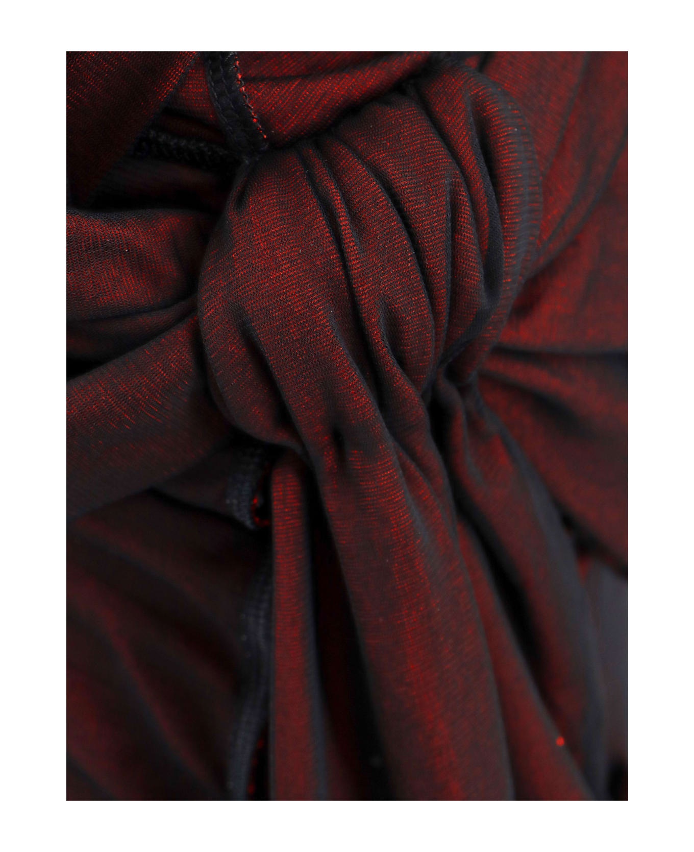 Viscose Dress With Asymmetric Sleeves - 3