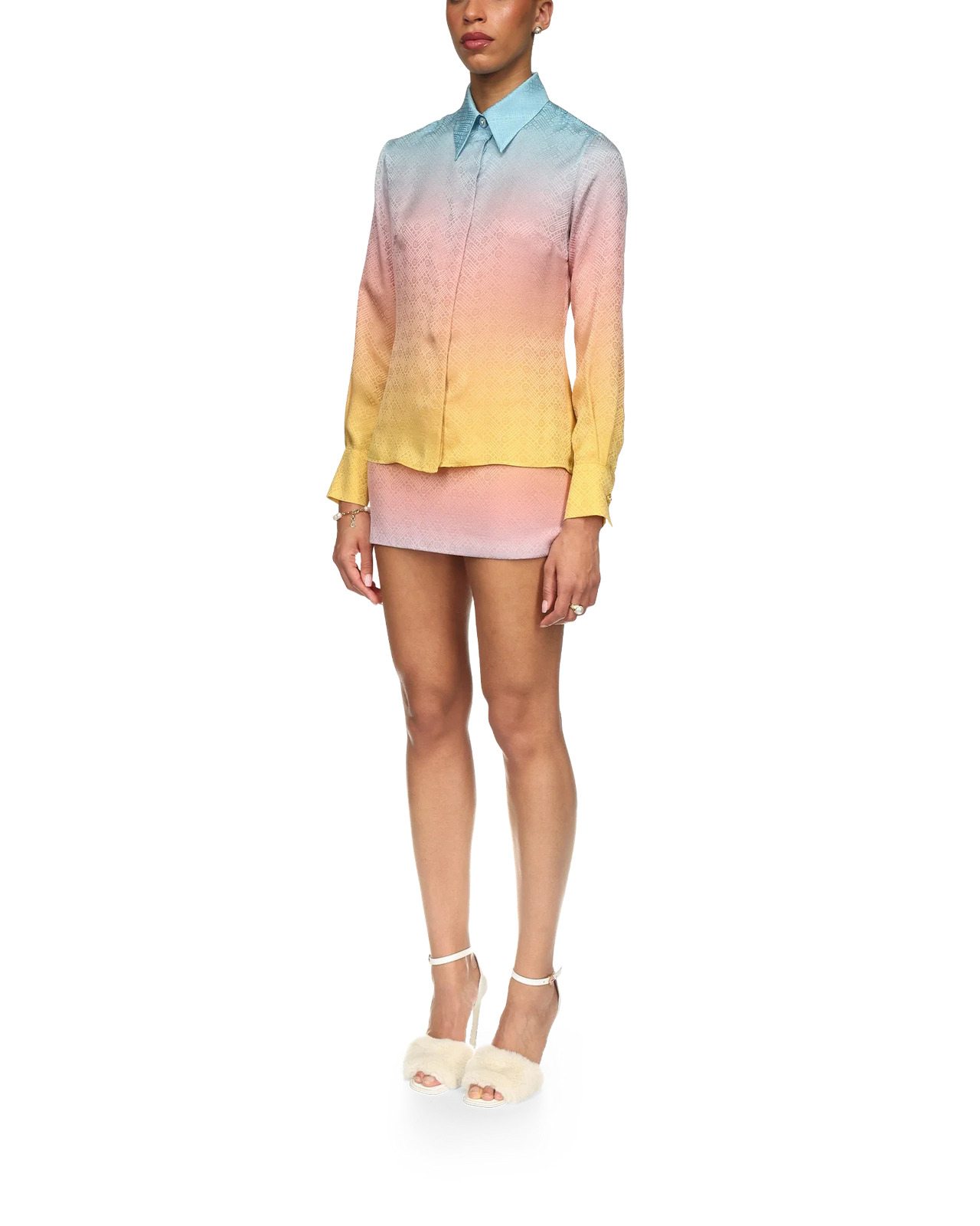 Ping Pong Gradient Silk Shirt | Casablanca Paris - 3