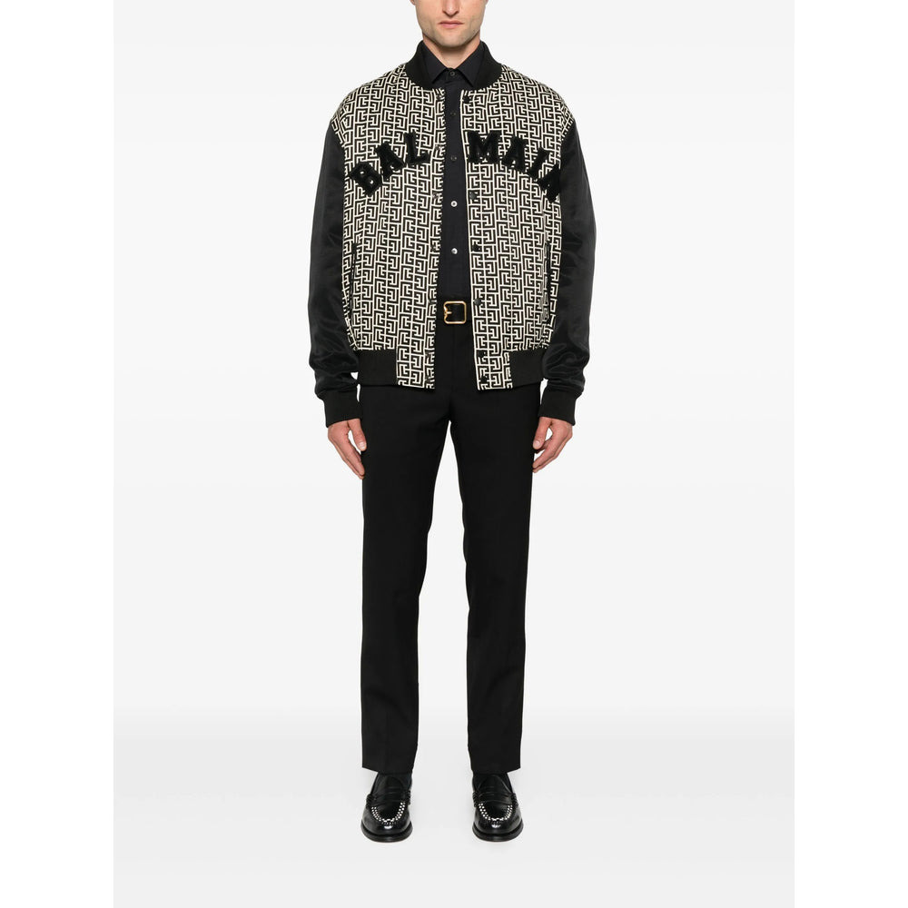 Balmain Black Jackets - Bomber Jackets Men - 2