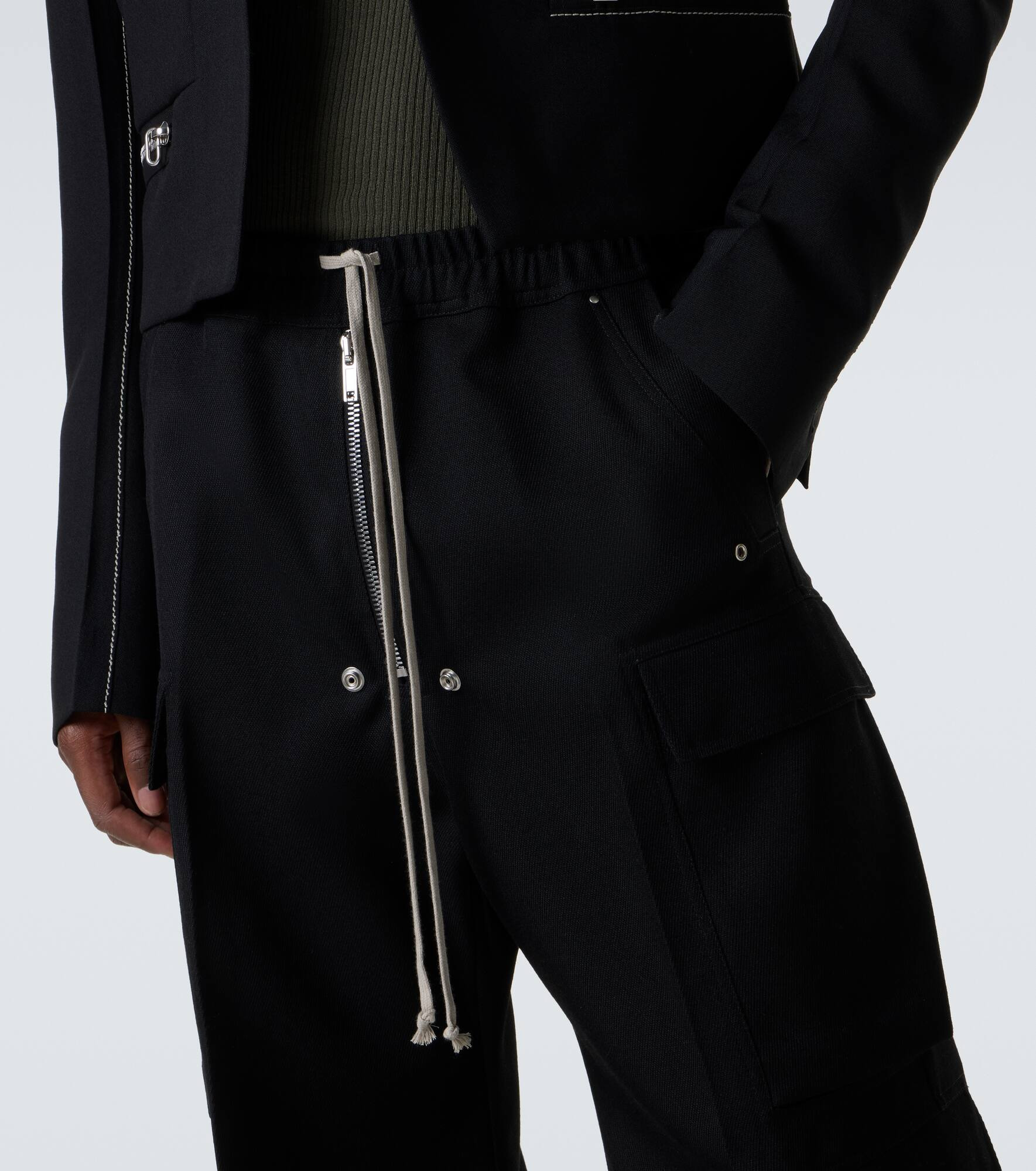 Cargobelas virgin wool cargo pants - 5