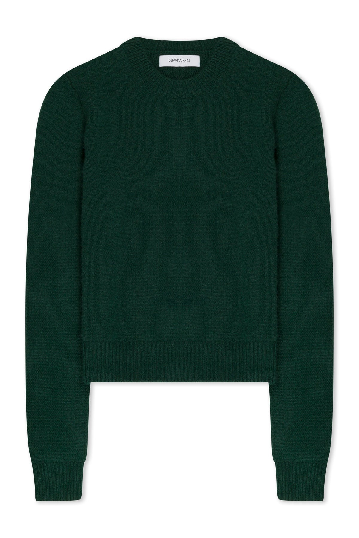 EMERALD CASHMERE CREWNECK SWEATER - 5