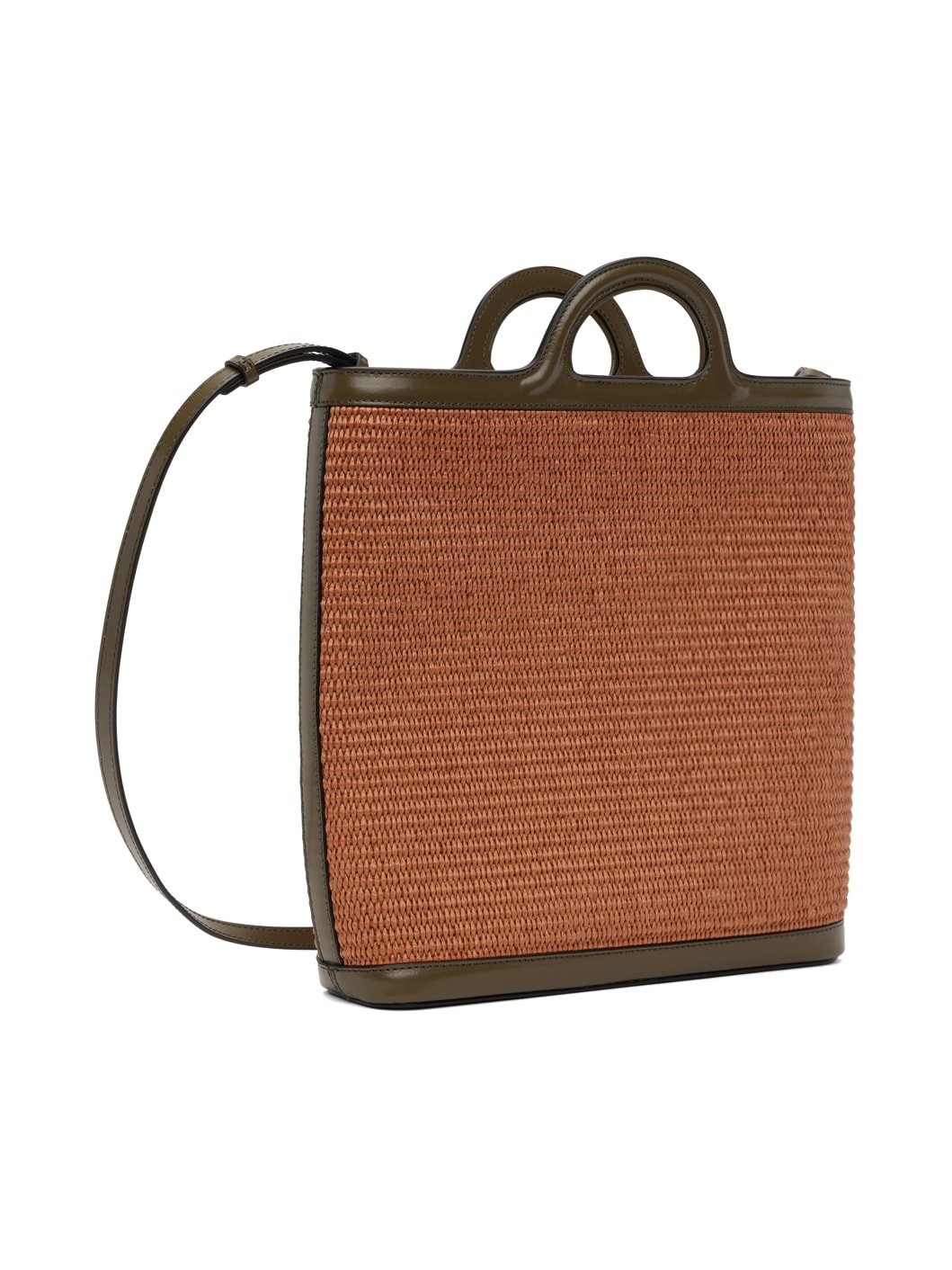 Brown & Khaki Tropicalia Crossbody Tote - 3