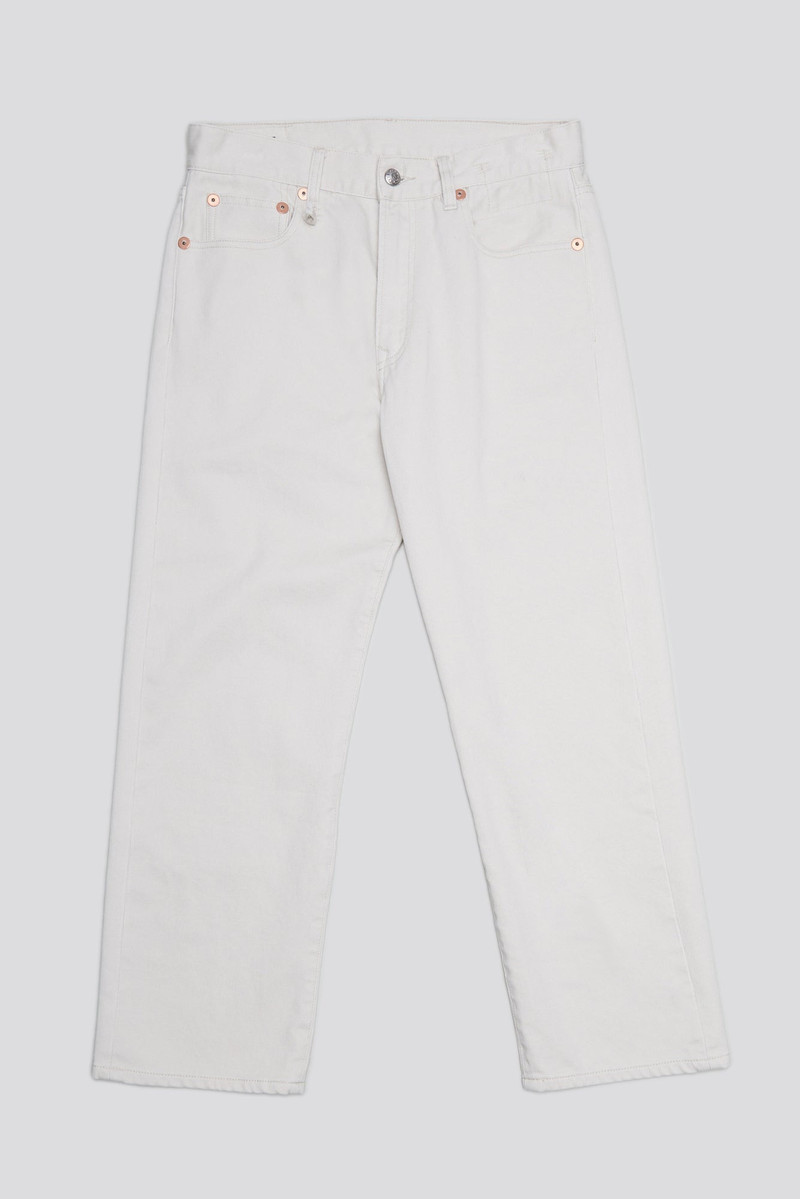 BOYFRIEND JEAN - ECRU BEDFORD CORD 1