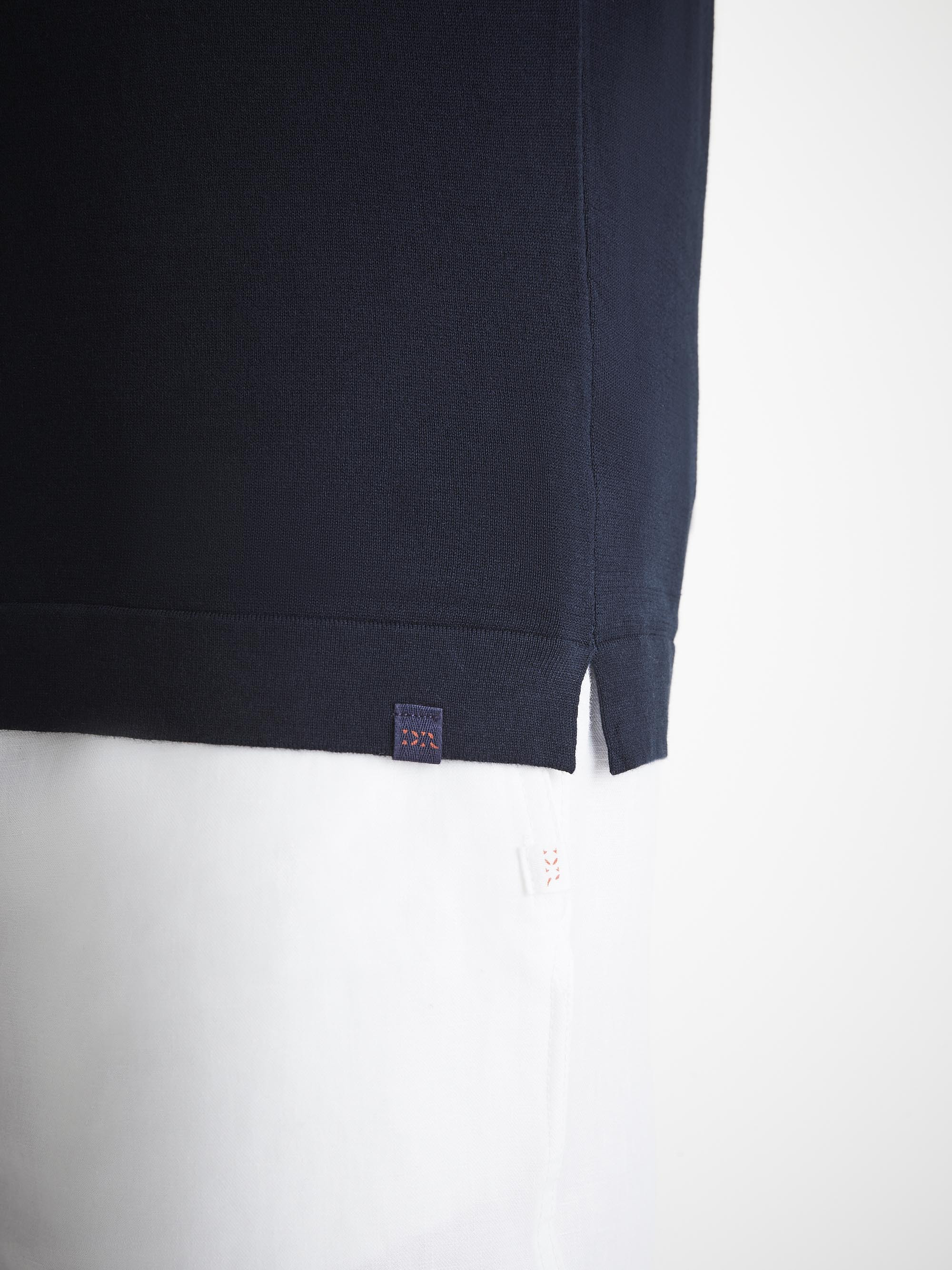 Men's Polo Shirt Jacob Sea Island Cotton Navy - 7