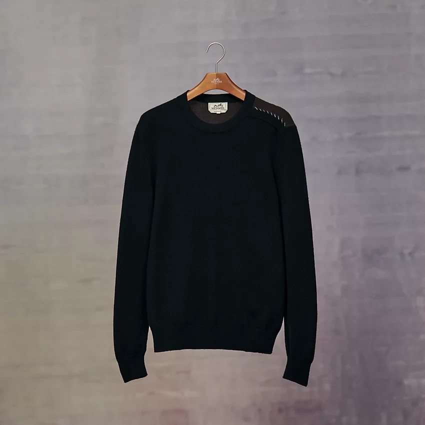 "Maxi sellier" crewneck sweater - 4