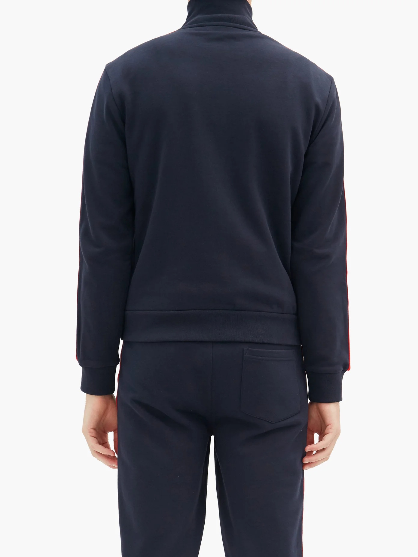 Zip-through cotton-jersey track top - 5