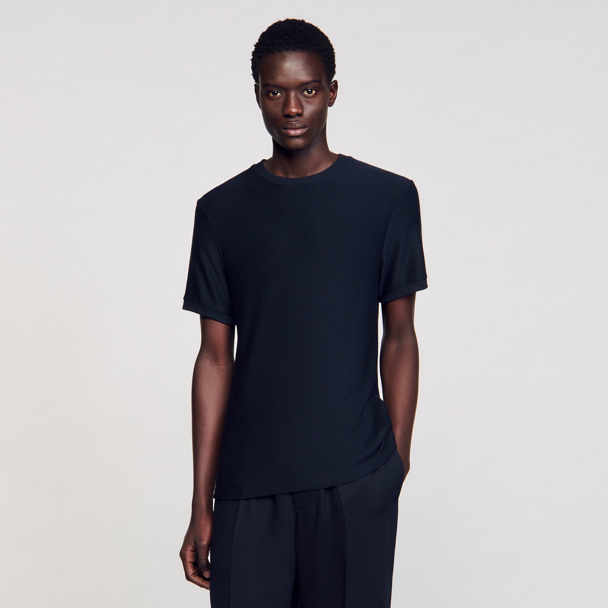 MOCK NECK T-SHIRT - 4