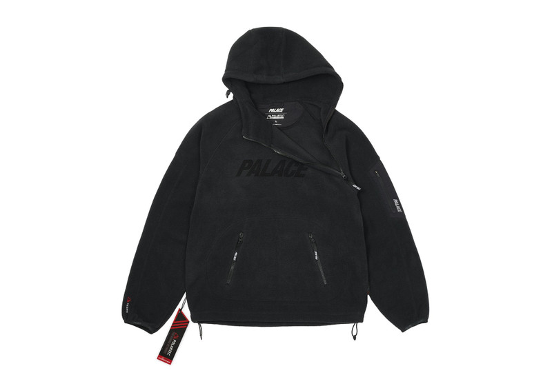 PALACE POLARTEC VENTER HOOD JACKET BLACK outlook