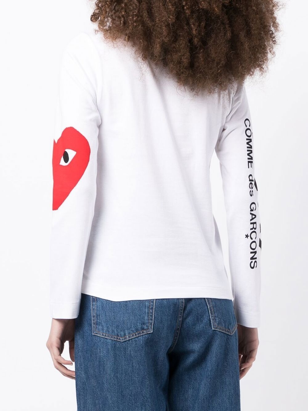 logo-print crew neck top - 8