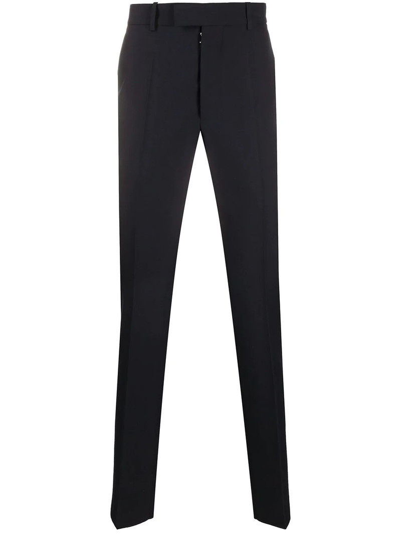 tapered leg tailored trousers 1