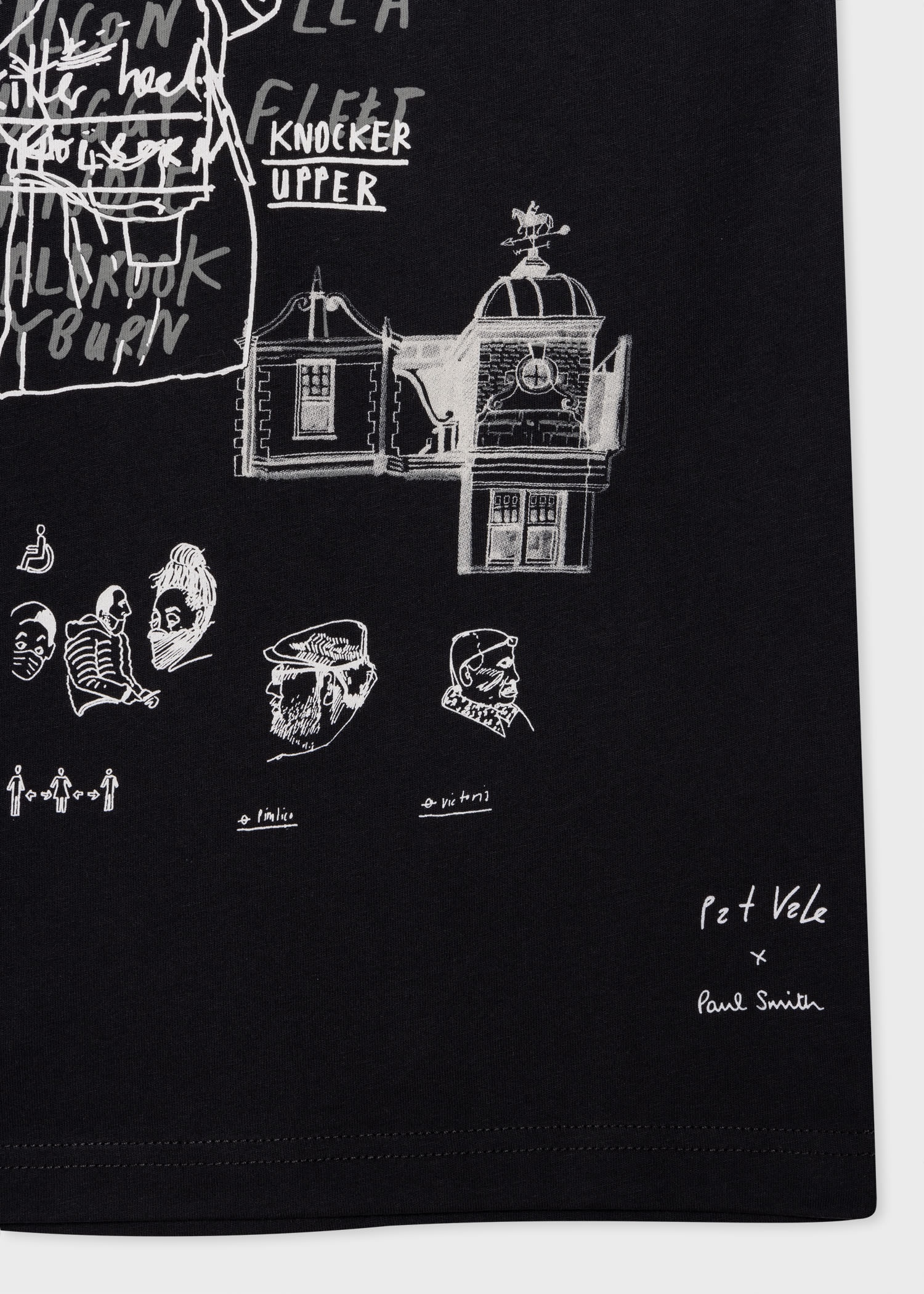 Pat Vale x Paul Smith - 'Pat's Sketch Book' T-Shirt - 2
