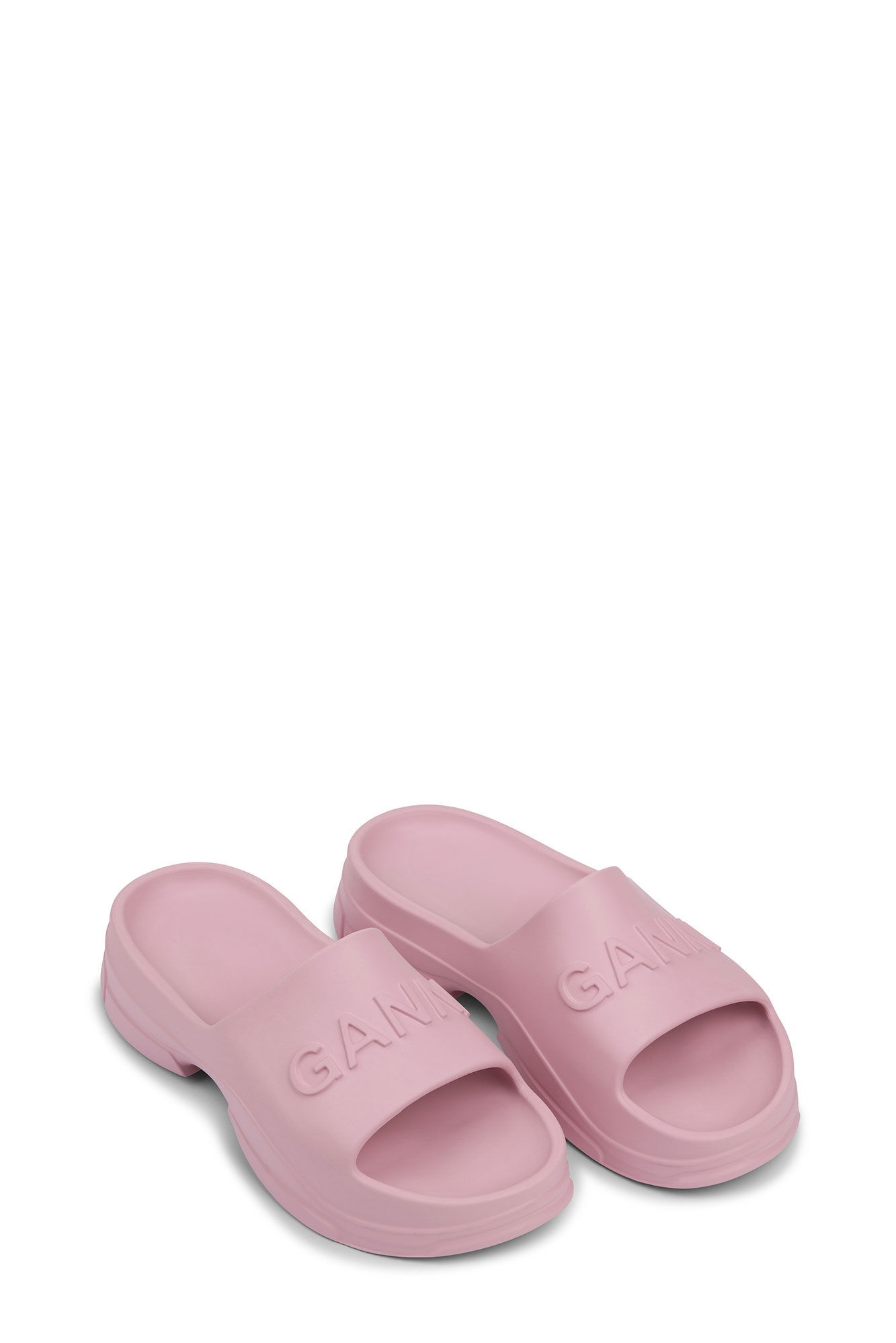 LIGHT PINK POOL SLIDE SANDALS - 2