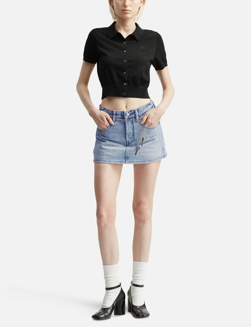 alexanderwang.t LOGO EMBROIDERED CARDIGAN outlook