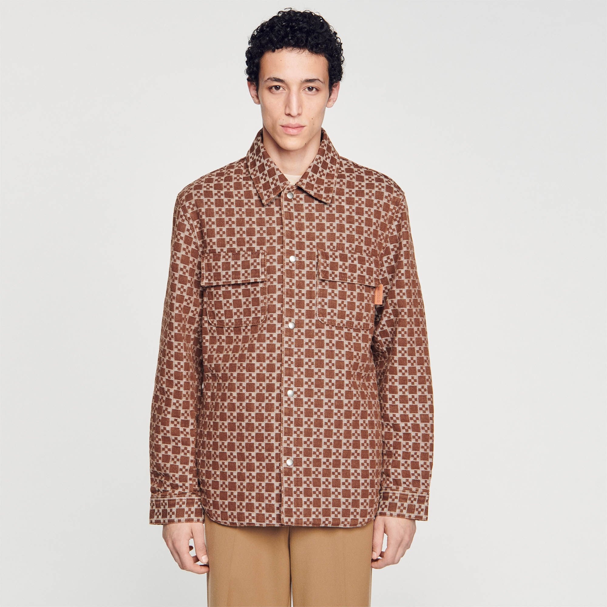SQUARE CROSS OVERSHIRT - 5