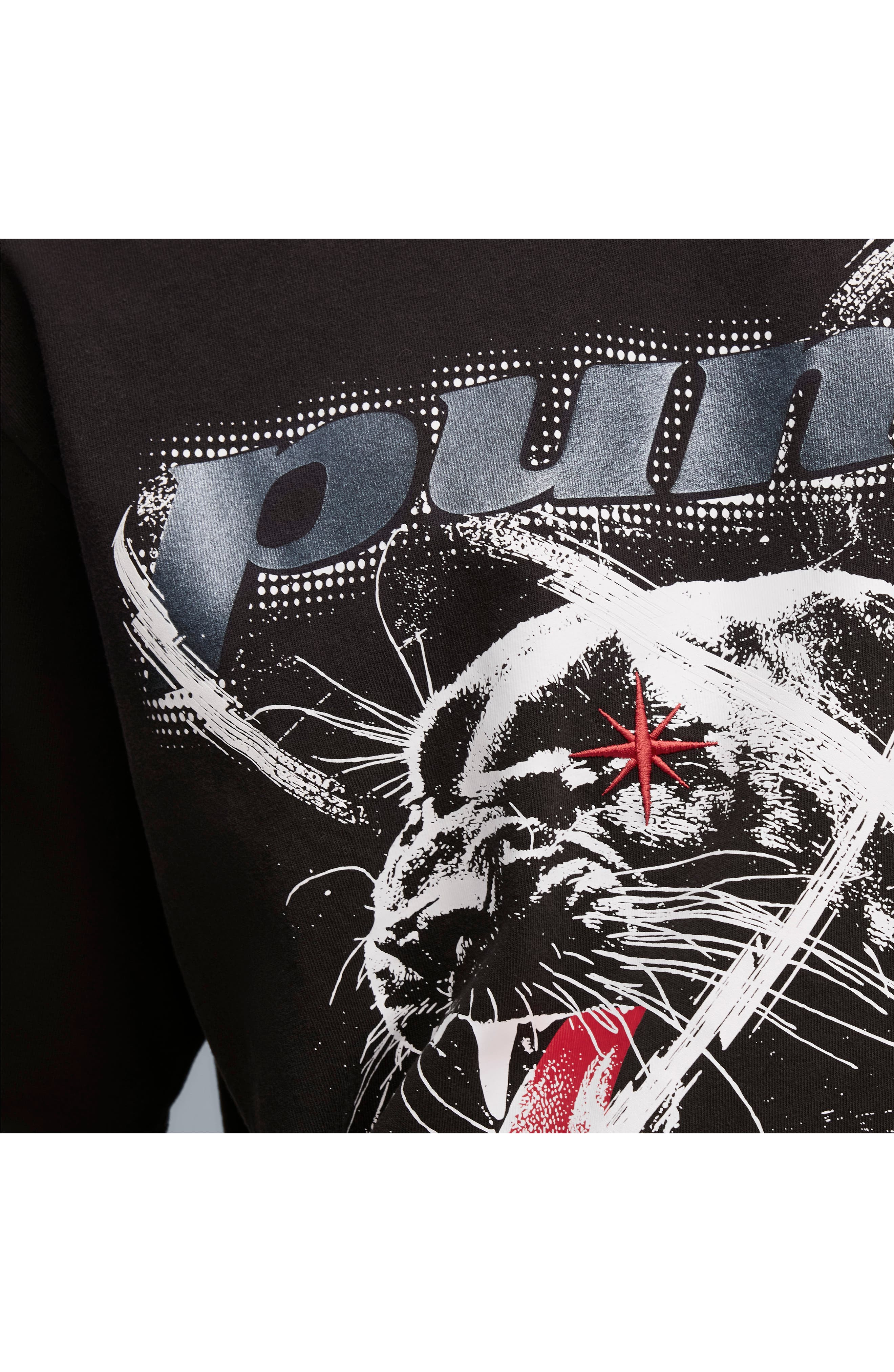 PUMA Tech-X Washed Cotton T-Shirt in Puma Black at Nordstrom - 6